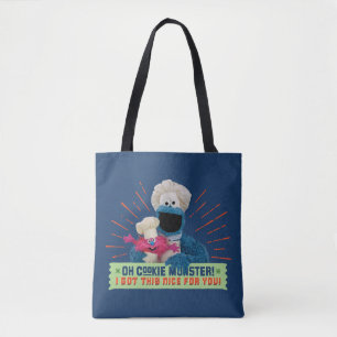 Tote Bag Oh Cookie Monster ! J'Ai Compris Ça Bien Pour Toi