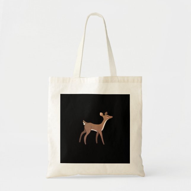 Tote Bag Oh Deer Me Whimsical Creative Design (Devant)