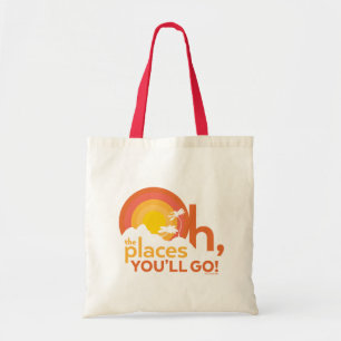 Tote Bag Oh, les endroits où tu iras ! Typographie de paysa