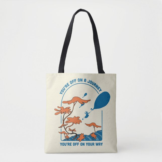 Tote Bag Oh, Les Endroits Où Tu Vas Aller ! "Pars en voyage (Devant)