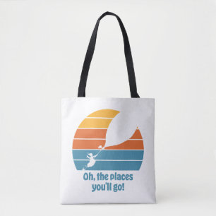 Tote Bag Oh, Les Endroits Où Tu Vas Aller ! Sunset rétro