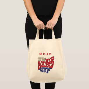 Tote Bag Ohio surnom Word Art