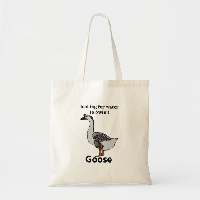 Tote Bag Oie À La Recherche D'Eau Pour Nager Oie Africaine (Devant)