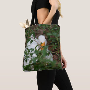 Tote Bag Oie Blanche Dans Les Boucheries Mignonne Animal