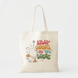 Tote Bag Oie sotte en liberté, Silly Goose Club tendance