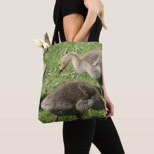 Tote Bag Oies dans l'herbe