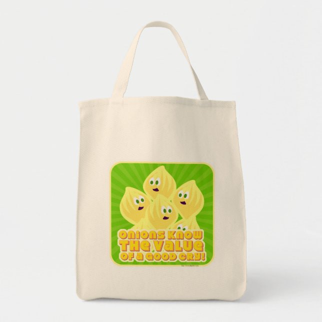 Tote Bag Oignons de Pleure mignons (Devant)