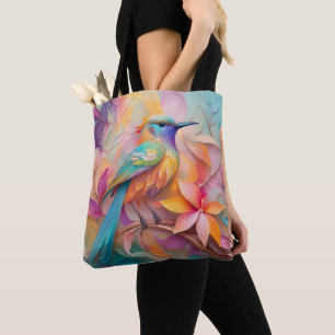 Tote Bag Oiseau-chanteur à gorge violette Imaginaire