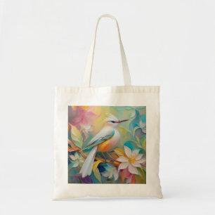 Tote Bag Oiseau d'Imaginaire tourbé d'or