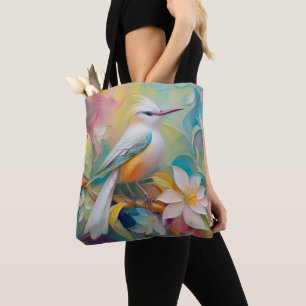 Tote Bag Oiseau d'Imaginaire tourbé d'or