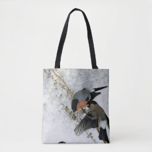 Tote Bag Oiseau en Neige, Bruno Liljefors