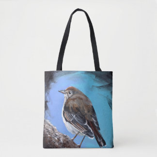 Tote Bag Oiseau Fourre-tout de grive d'ermite