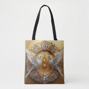 Tote Bag Oiseaux de mariage