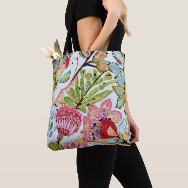 Tote Bag Oiseaux de papier II (De près)
