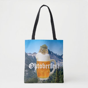 Tote Bag Oktoberfest Fête de la bière fête des animaux