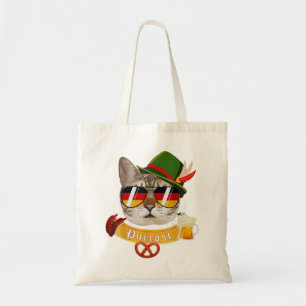 Tote Bag Oktoberfest T Funky Prost Pun Purrost Cat