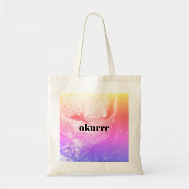 Tote Bag okurr okurr design kardashian fun! (Devant)