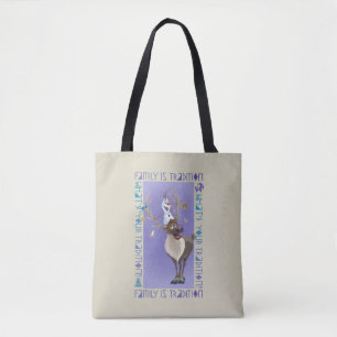 Tote Bag Olaf et Sven La famille est la tradition