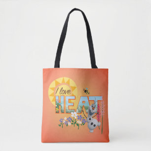 Tote Bag  Olaf  J'aime la chaleur et le soleil