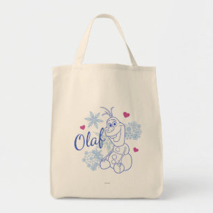 Tote Bag Olaf   Les flocons de neige