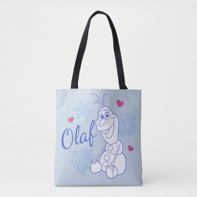 Tote Bag Olaf| Les flocons de neige (Devant)