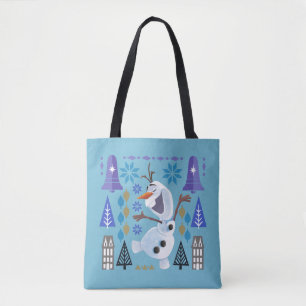 Tote Bag Olaf Magie de la neige