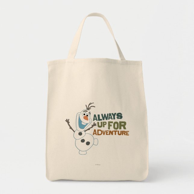 Tote Bag Olaf | Toujours prêt pour l'aventure (Devant)