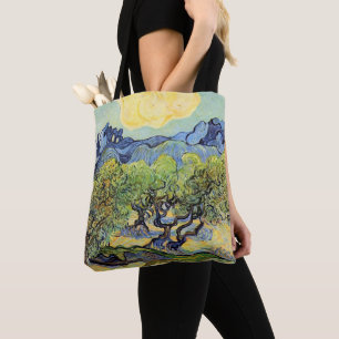 Tote Bag Oliviers avec Alpilles par Vincent van Gogh