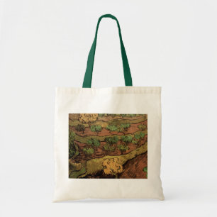 Tote Bag Oliviers de Van Gogh contre la pente d'une colline