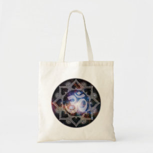 Tote Bag Om Mandala cosmique