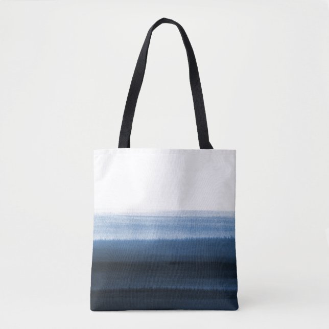 Tote Bag Ombre bleu marine (Devant)