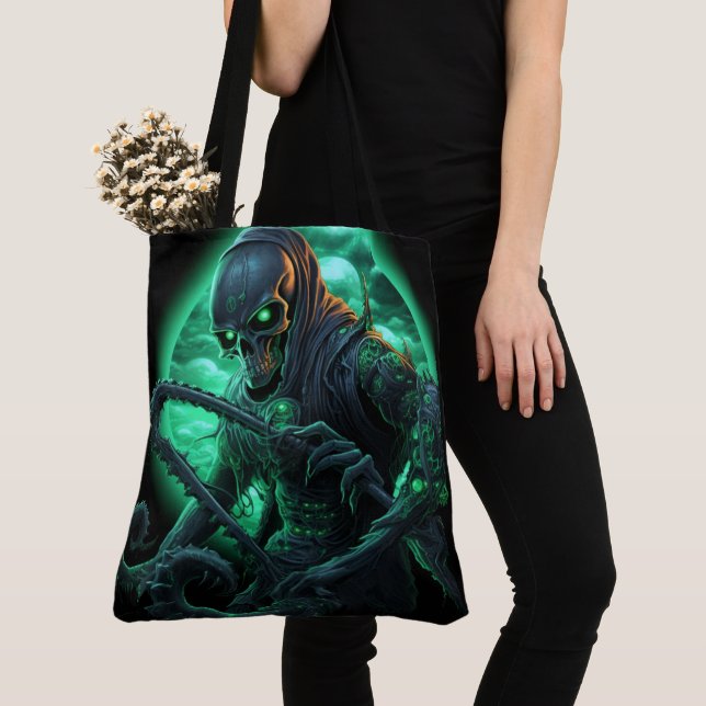 Tote Bag Ombre Noir 2 (Close Up)