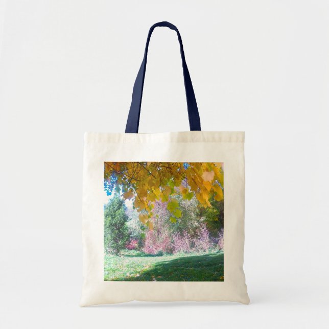 Tote Bag On dirait le printemps mais c'est l'automne (Devant)