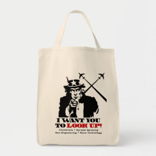 Tote Bag Oncle Sam dit que je veux que vous cherchiez