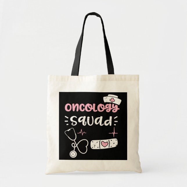 Tote Bag Oncologie Oncologie Escadron Infirmière Sayes (Devant)
