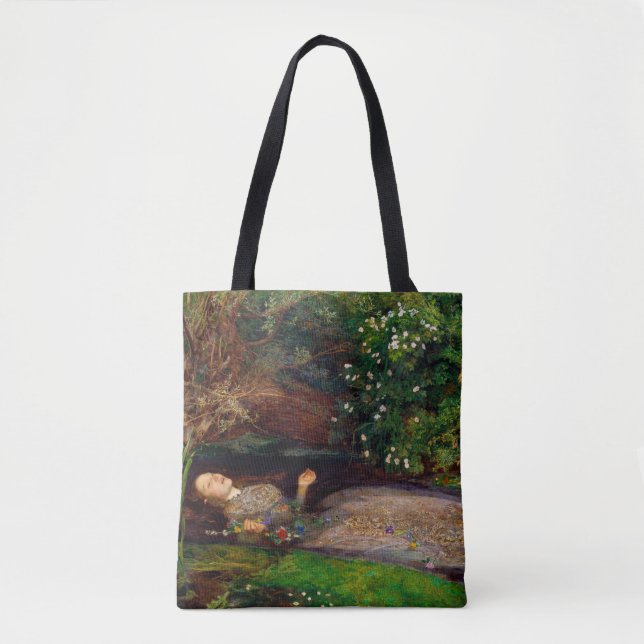 Tote Bag Ophélie, John Everett Millais, 1851-1852 (Devant)