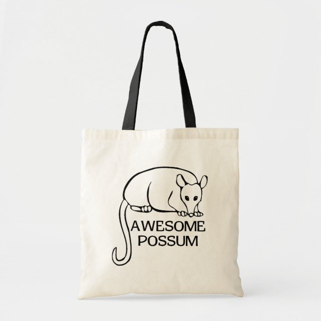 Tote Bag Opossum impressionnant (Devant)