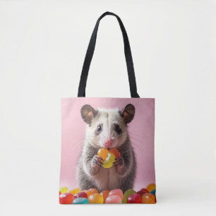Tote Bag Opossum Manger Gummy Sweeties