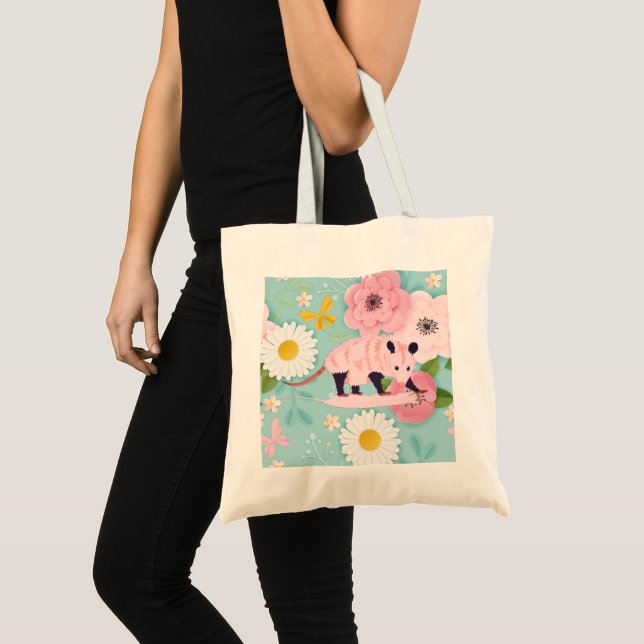 Tote Bag Opossum ou sarigue (Devant (produit))