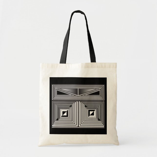 Tote Bag Optique via Formes (Devant)