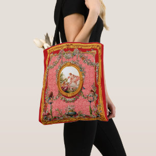 Tote Bag opulent baroque du XVIIIe siècle famille heureuse