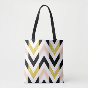 Tote Bag Or à la mode de parties scintillantes de Faux,