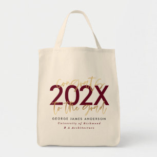 Tote Bag or bordeaux écriture moderne stylish graduation
