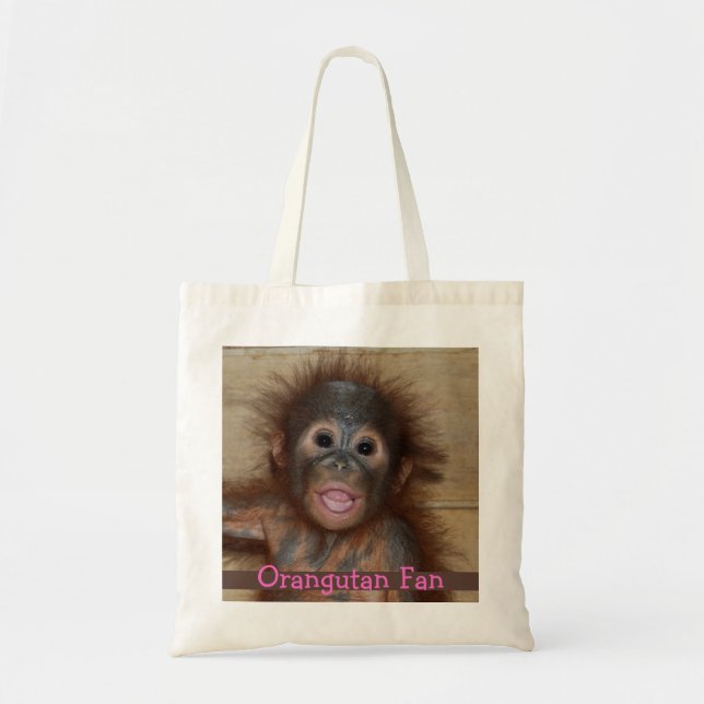 Tote Bag Orang-outan précieux de bébé (Devant)