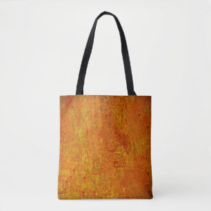 Tote Bag Orange jaune grunge fond abstrait, art, backgr