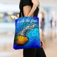 Orange Jellyfish Blue Ocean Aller avec le flux
