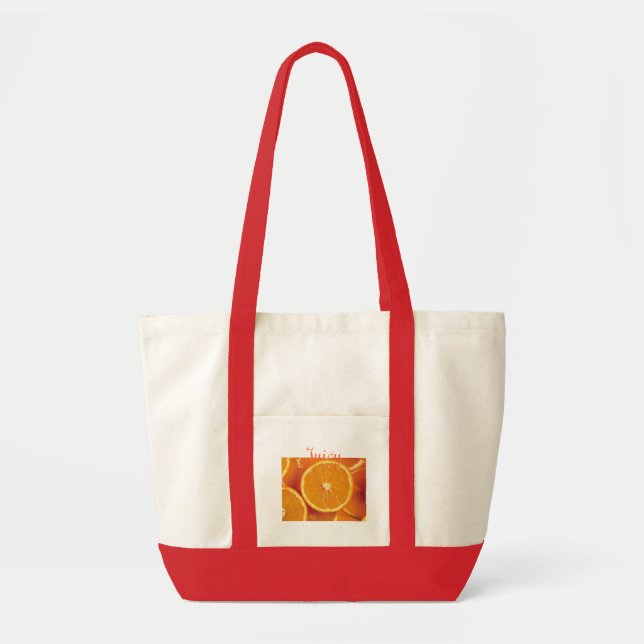 Tote Bag oranges, juteuses (Devant)