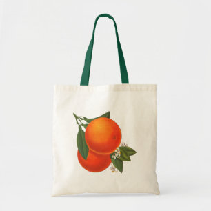 Tote Bag Oranges Vintage Crate Art Canvas Fourre-tout
