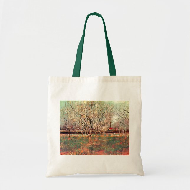 Tote Bag Orchard en Fleur, Plum Trees par Vincent van Gogh (Devant)