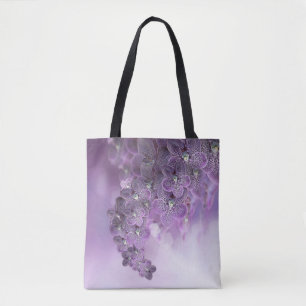 Tote Bag Orchidées Fleur Violette Pourpre en Fleurs